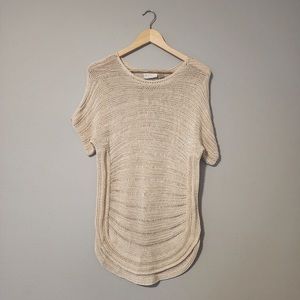 ✨2 for $5✨ RD Style crochet Short Sleeve Sweater Size Small